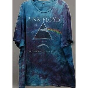 Pink Floyd Tie Dye T-Shirt Men’s 3XL Dark Side Moon 2012 Delta Grunge Distressed